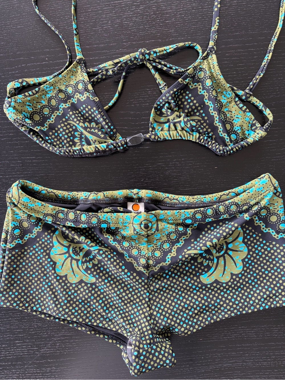 Tropic of C Equator Sand Block Bikini Top